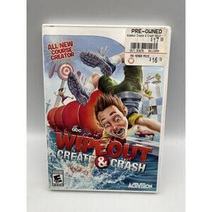 Wipeout Create and Crash (Nintendo Wii) Clean & Tested Working - Free Shipping